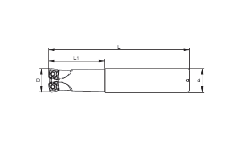 MHF High-Feed Milling Cutter